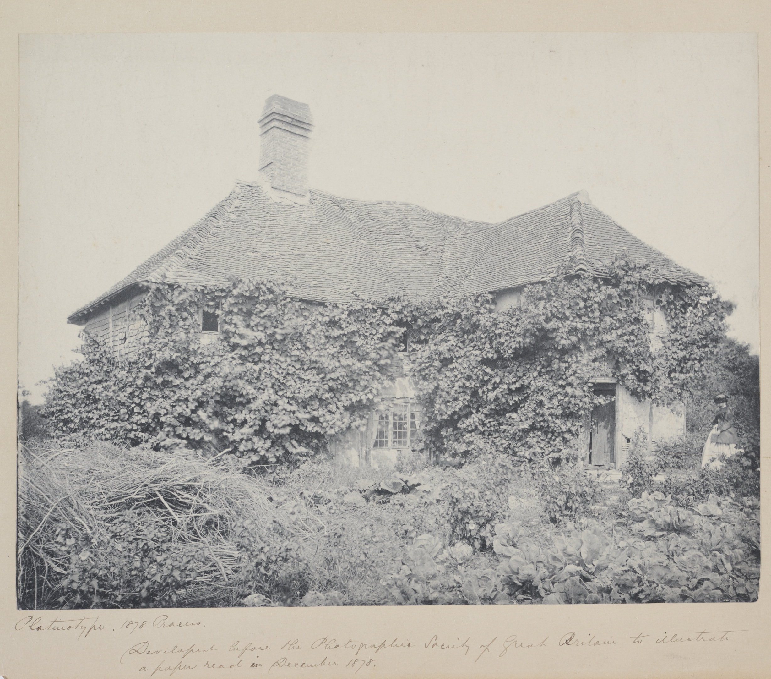 ウイリアム・ウィリス・ジュニア（英、1841-1923）《田舎の小屋 (Rustic Cottage)》1878年